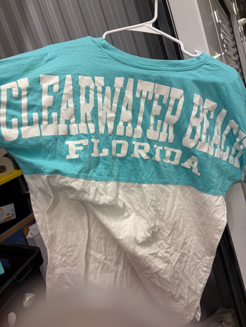 Clearwater Beach Spirit Jersey Style Tshirt, Size L